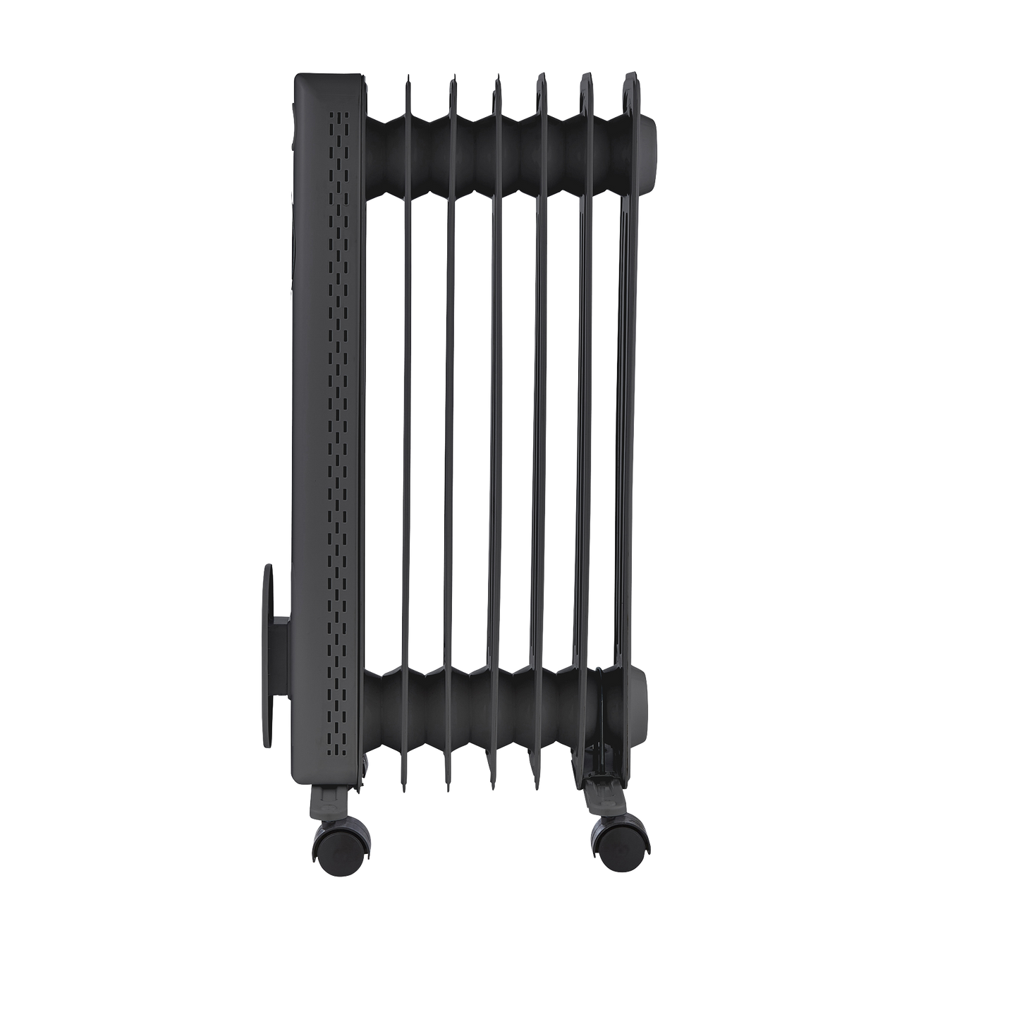 HeatFlux 1.5kw Digital Oil Filled Radiator with Remote Control - Grey