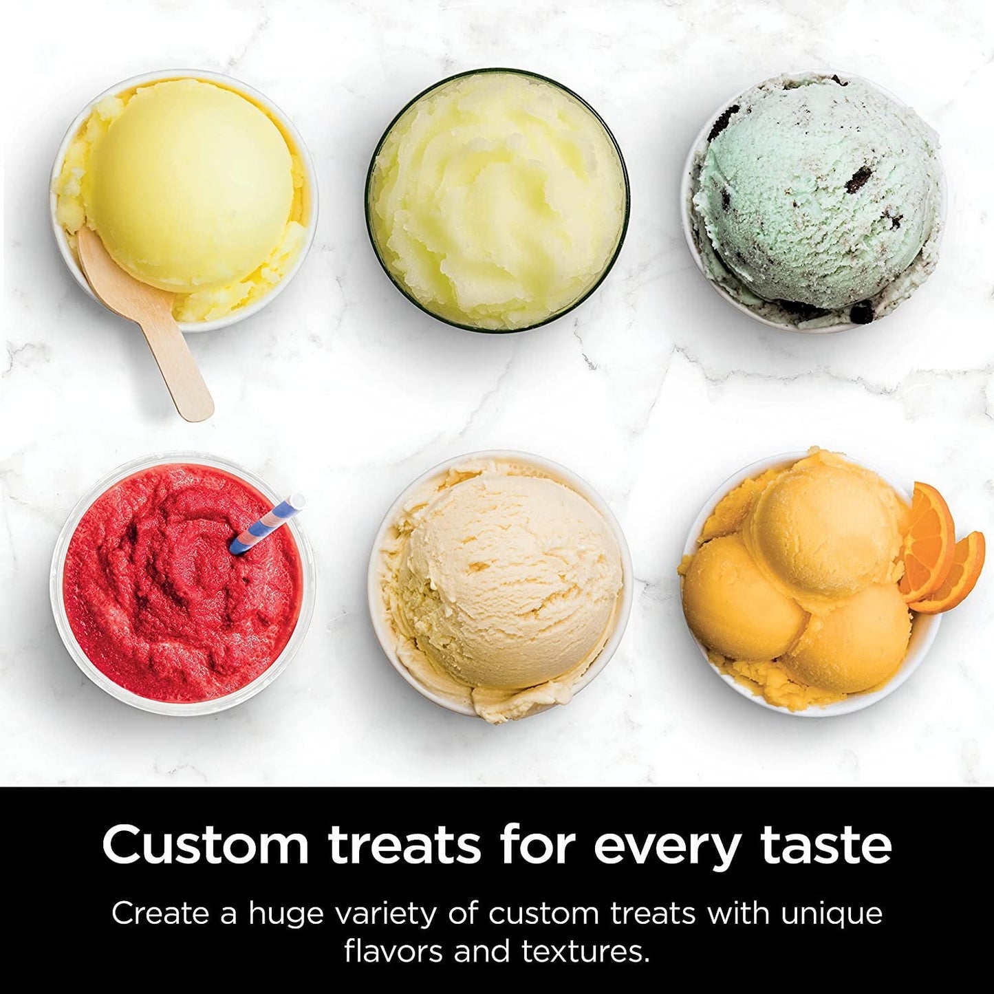 Ninja CREAMi Deluxe 11-in-1 XL Ice Cream Maker with Two 24-Oz Pints