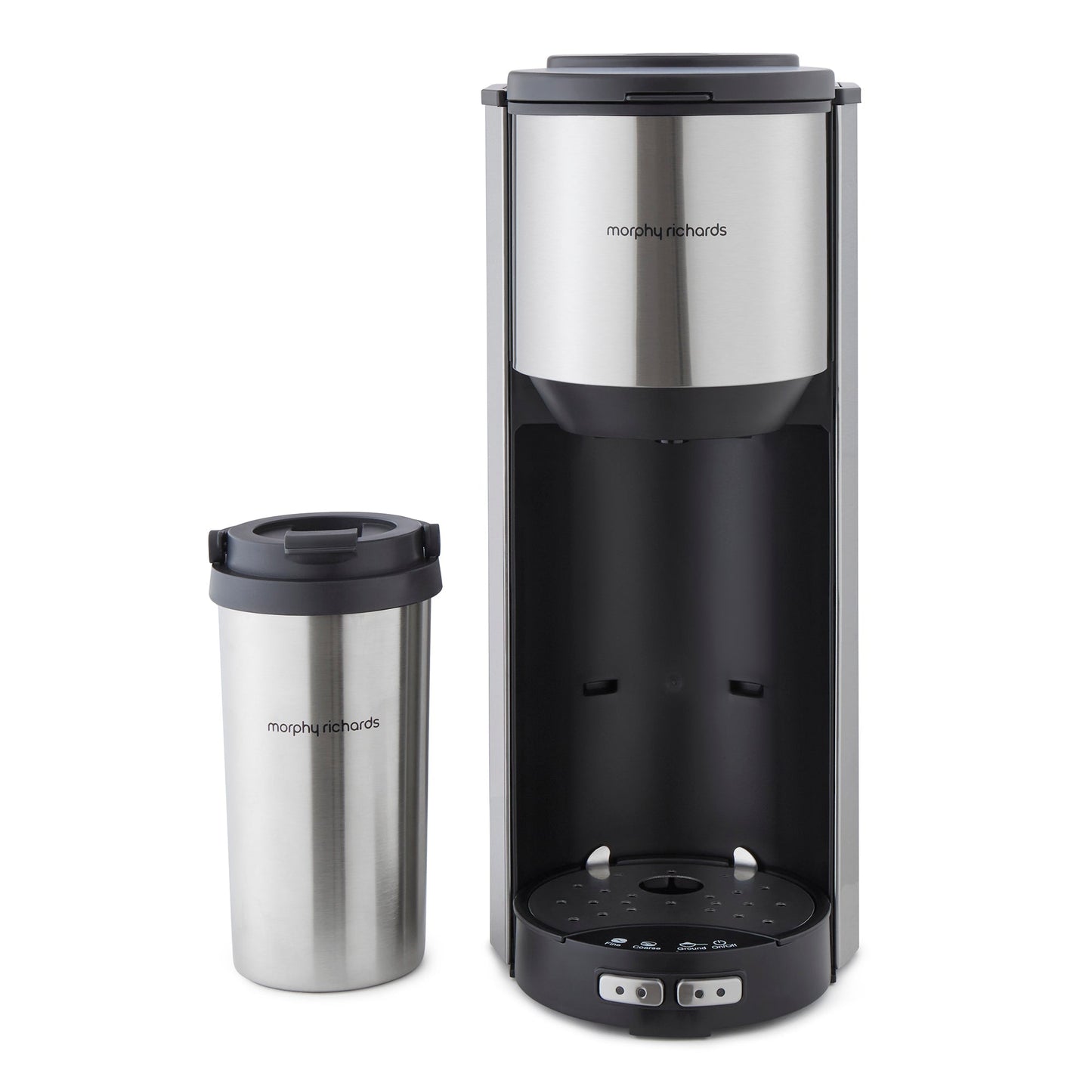 Tazza Pour & Go Single Cup Coffee Machine with Grinder