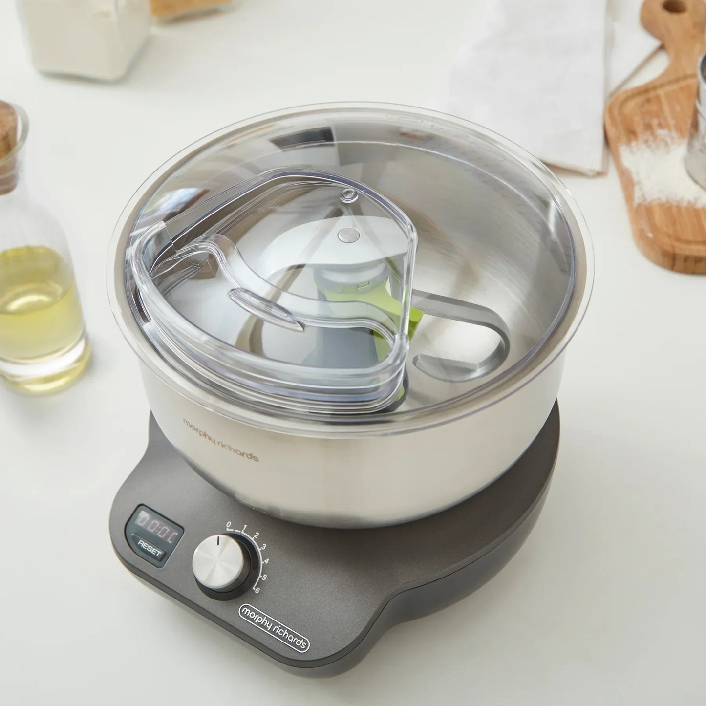 MixStar Compact Stand Mixer and Loose Base Shallow Cake Tin Set