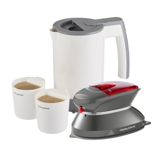 Travel Iron and Travel Kettle Set