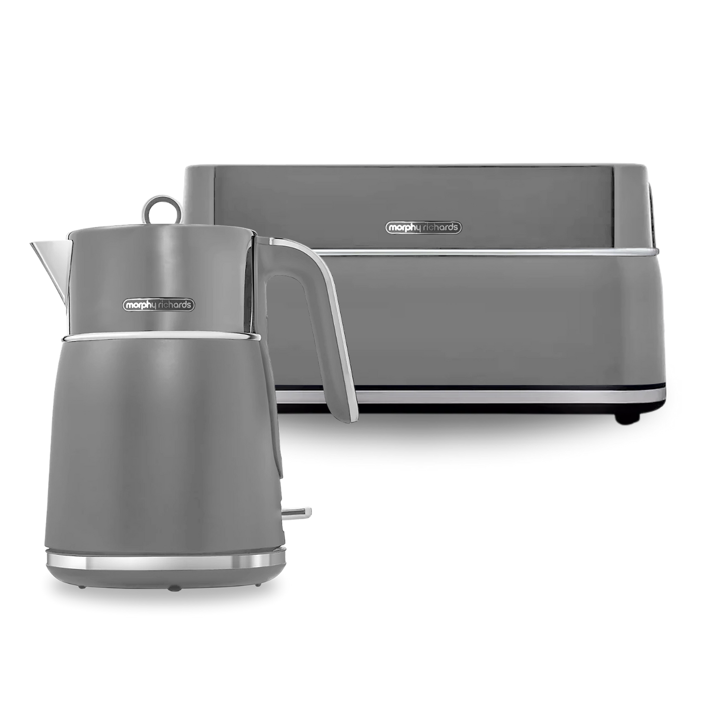 Signature Grey Kettle and Toaster Set