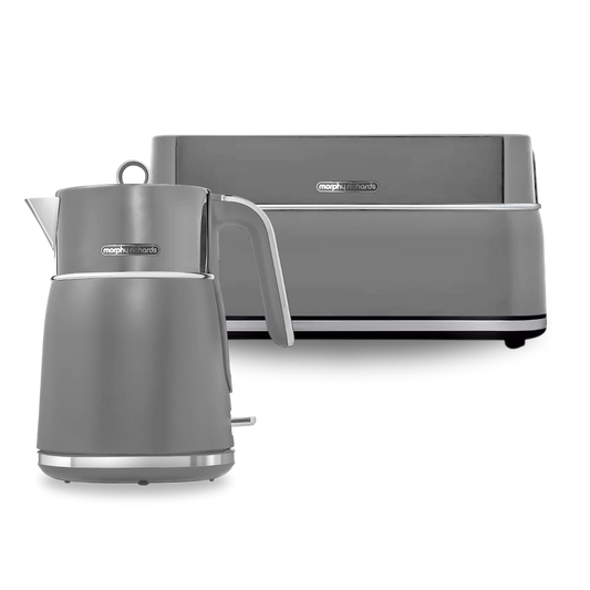 Signature Grey Kettle and Toaster Set
