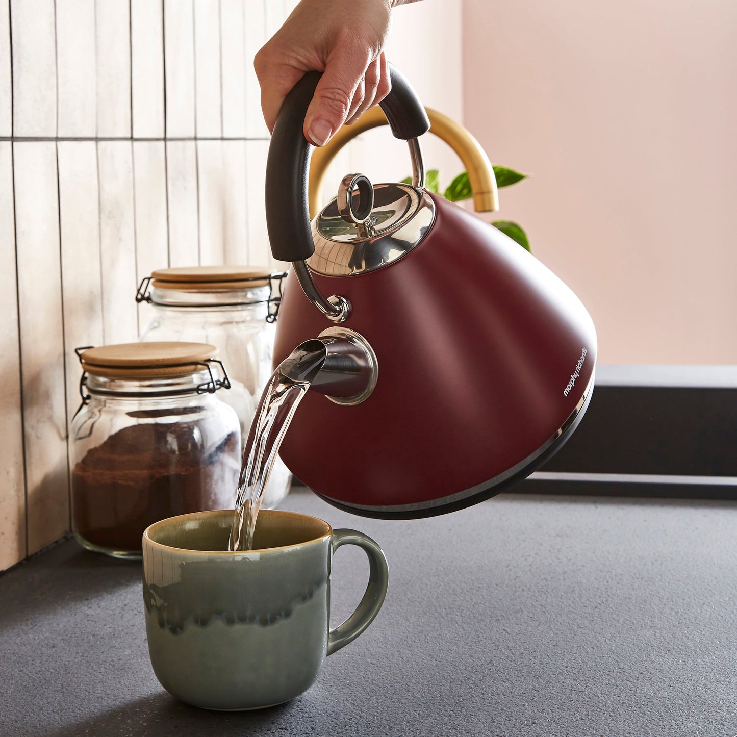 Limited Edition Accents Rhubarb Kettle & Toaster Set