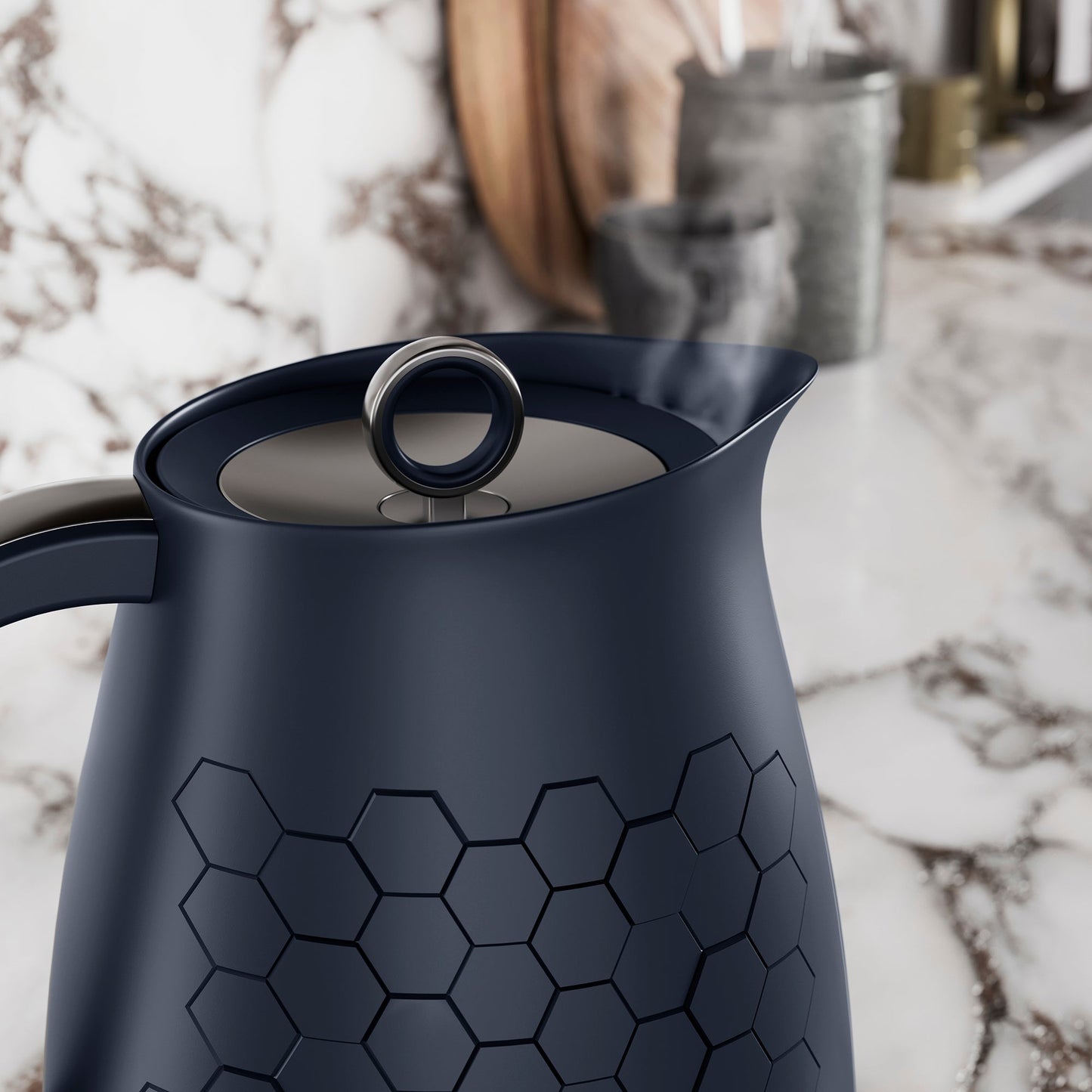 Cassini Navy Kettle and Toaster Set - Outer Space