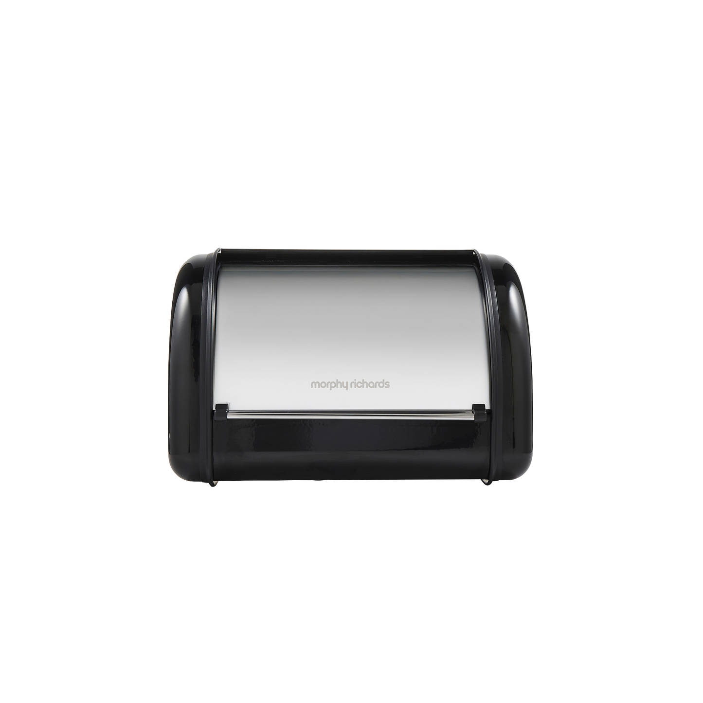 Equip Compact Roll Front Black Bread Bin