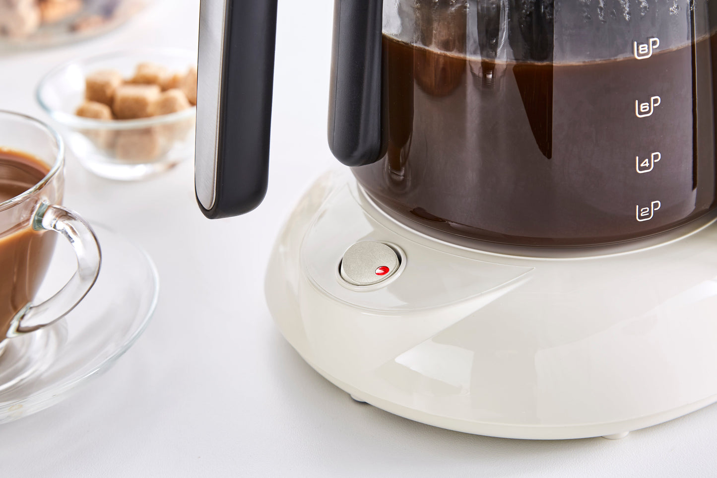 Equip Cream Filter Coffee Machine