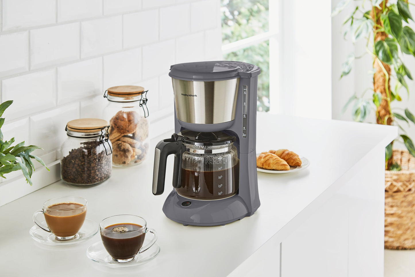 Equip Grey Filter Coffee Machine