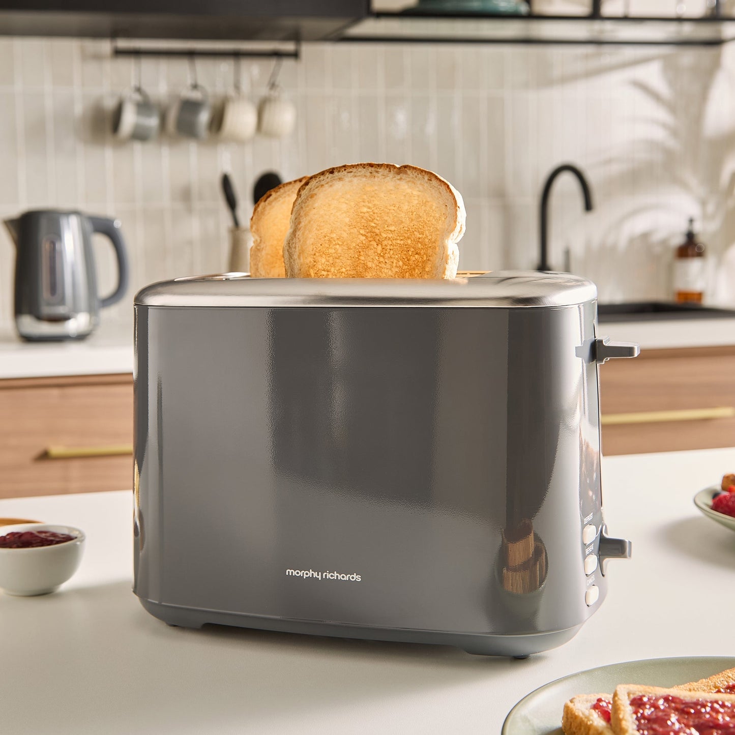 Equip Grey 2-Slice Toaster