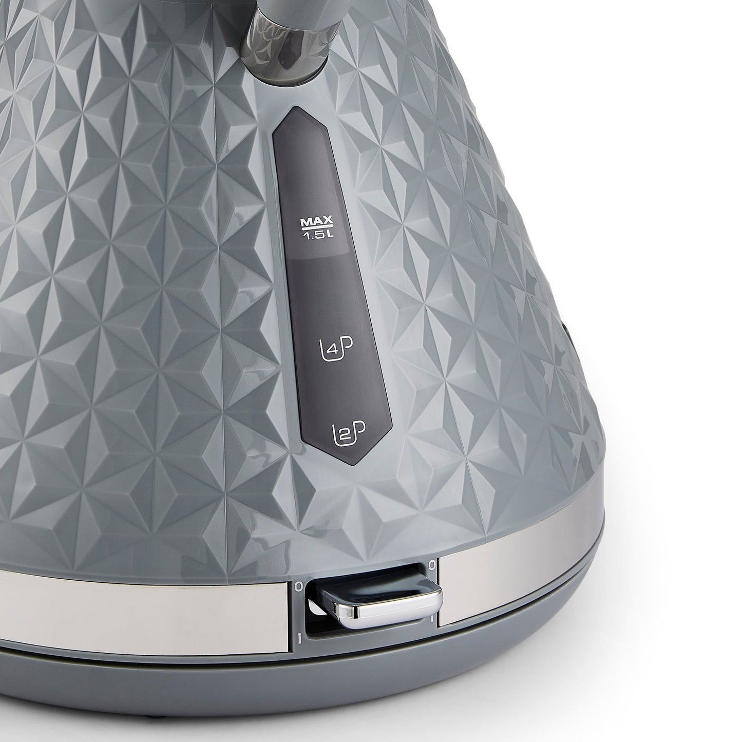 Vector 1.5L Grey Pyramid Kettle