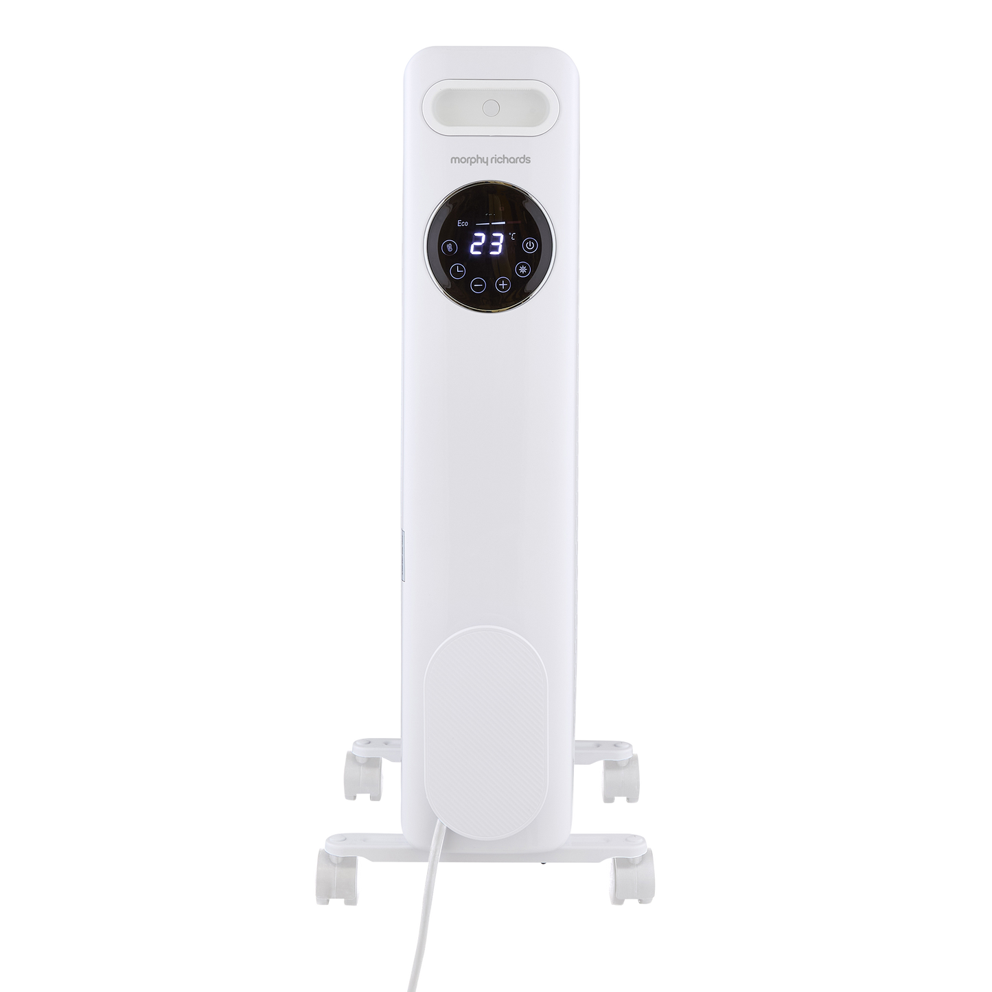 HeatFlux 1.5kw Digital Oil Filled Radiator with Remote Control - White