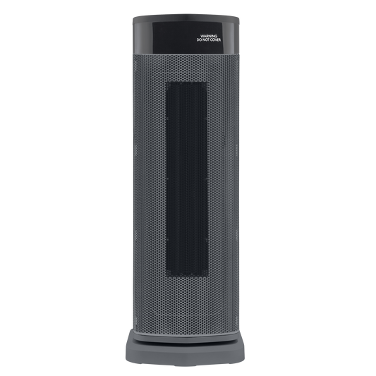 HeatFlux 2kw Digital Ceramic Tower Fan Heater with Remote Control - Grey