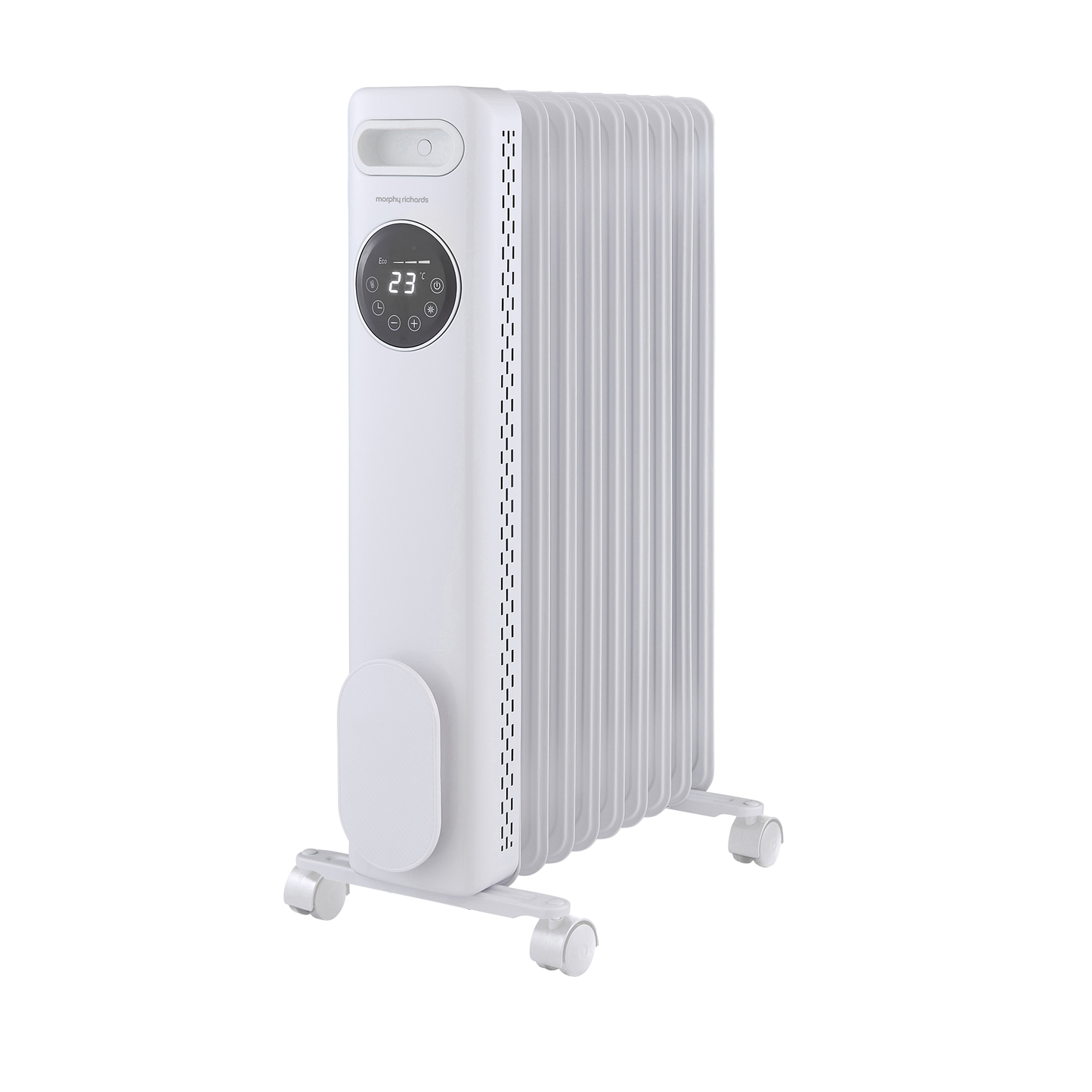 HeatFlux 2kw Digital Oil Filled Radiator with Remote Control - White