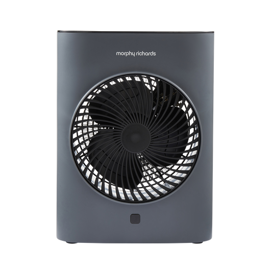 HeatFlux 2kw Upright Fan Heater with Remote Control - Grey