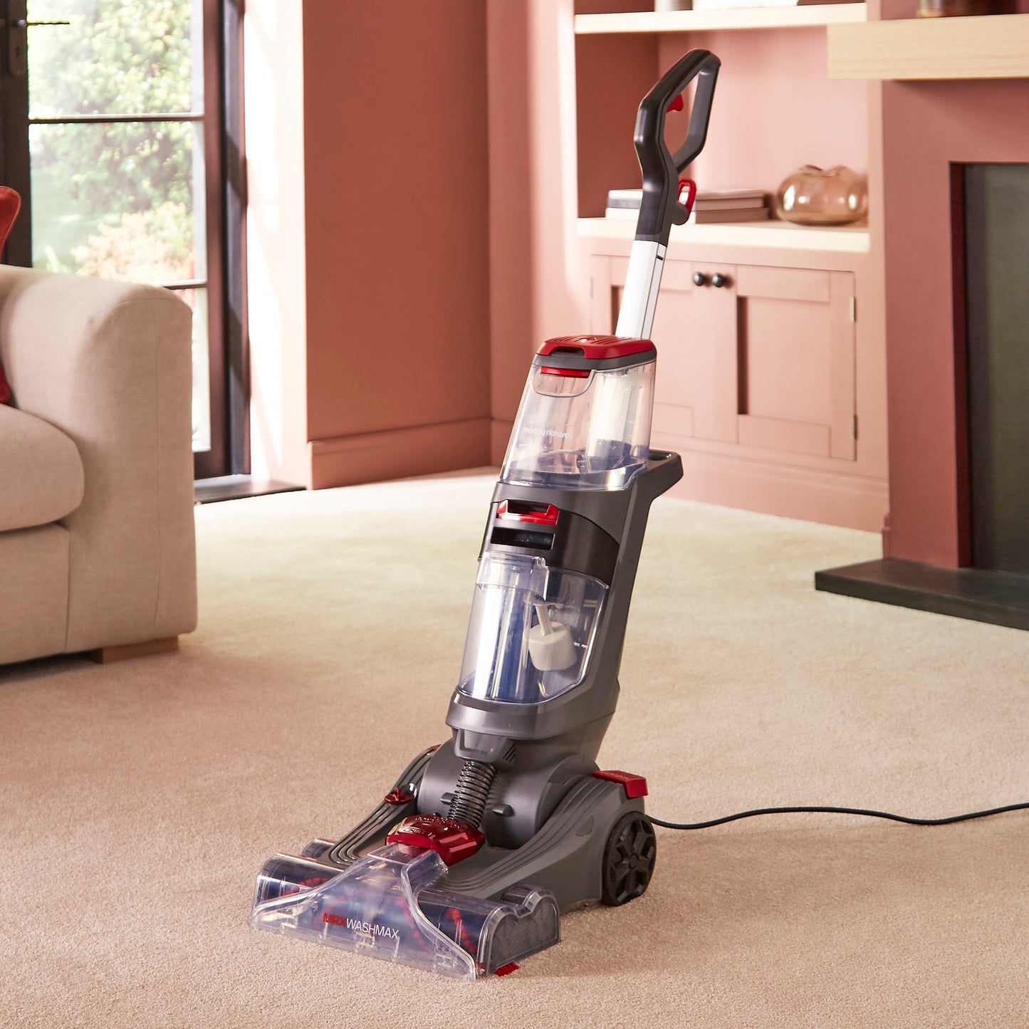 MRXWASHMAX DualClean Carpet Washer & 1L Carpet Cleaning Solution