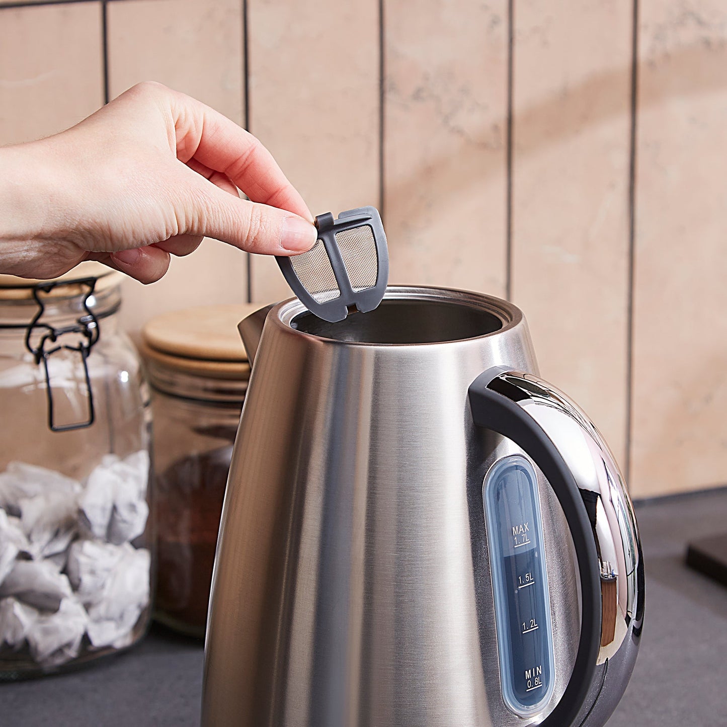 Mexborough 1.7L Jug Kettle - Grey