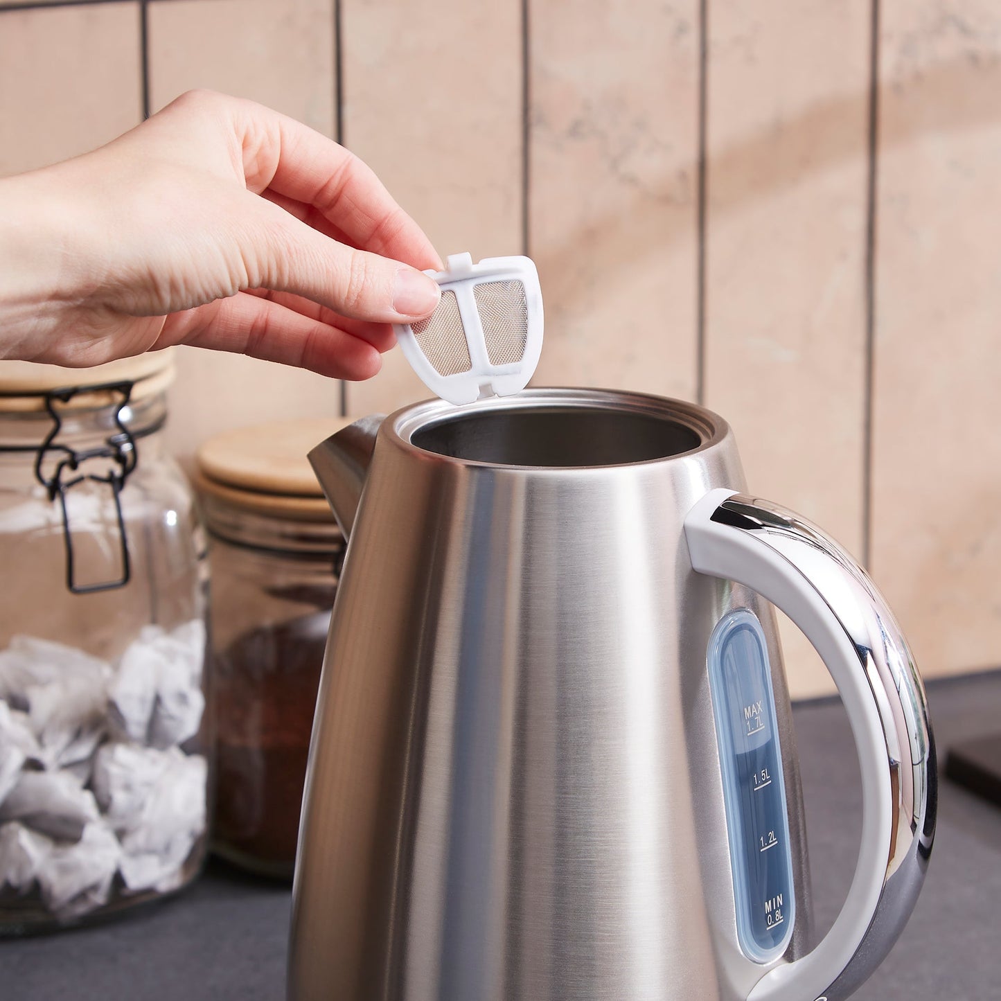 Mexborough White Kettle & Toaster Set