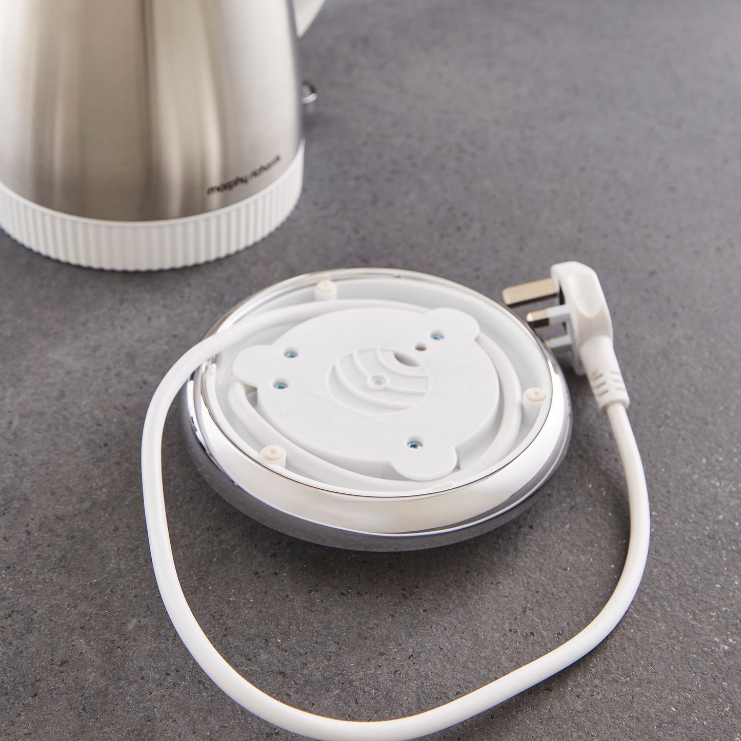 Mexborough White Kettle & Toaster Set