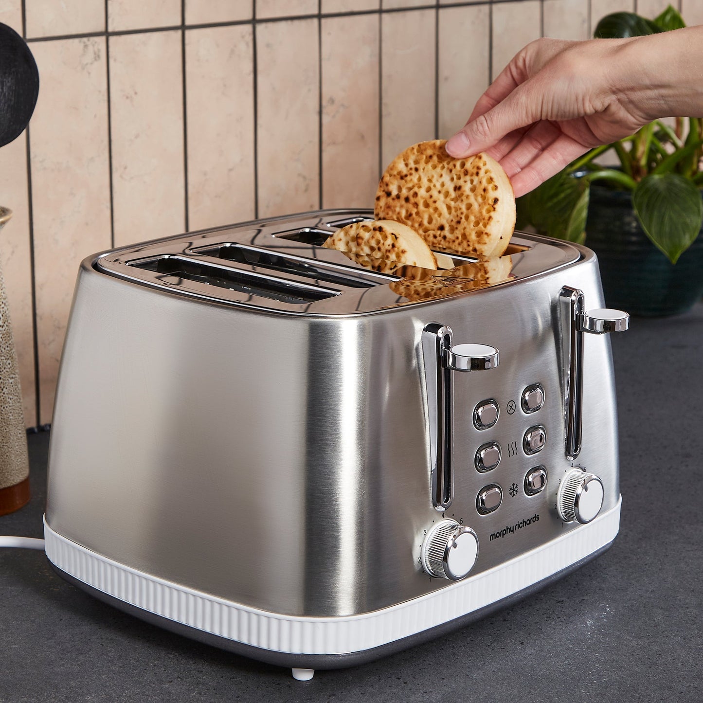 Mexborough White Kettle & Toaster Set