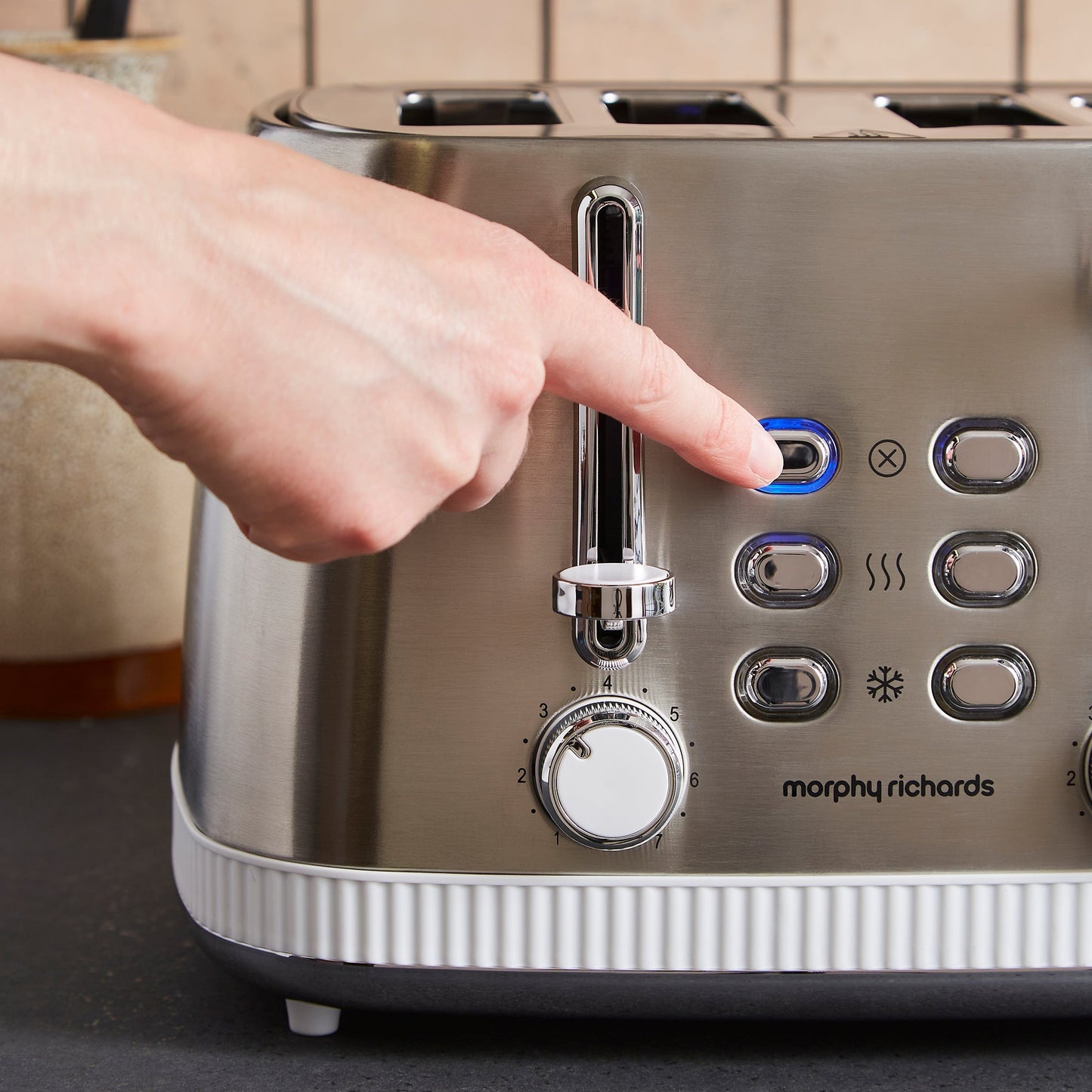 Mexborough White Kettle & Toaster Set