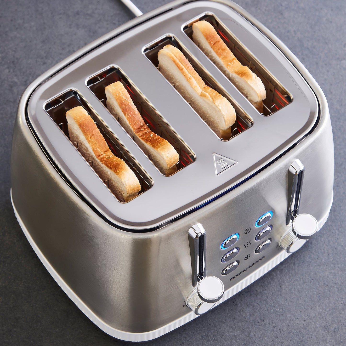 Mexborough White Kettle & Toaster Set