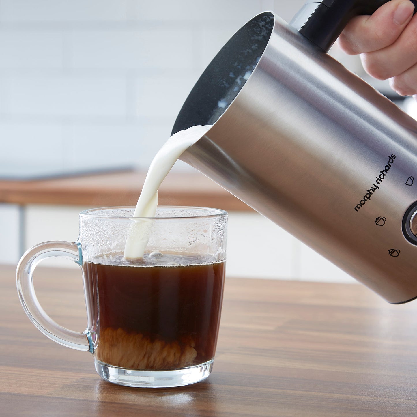 Equip Filter Coffee Machine, Brew & Blend Milk Electric Milk Frother and Coffee Grinder Set