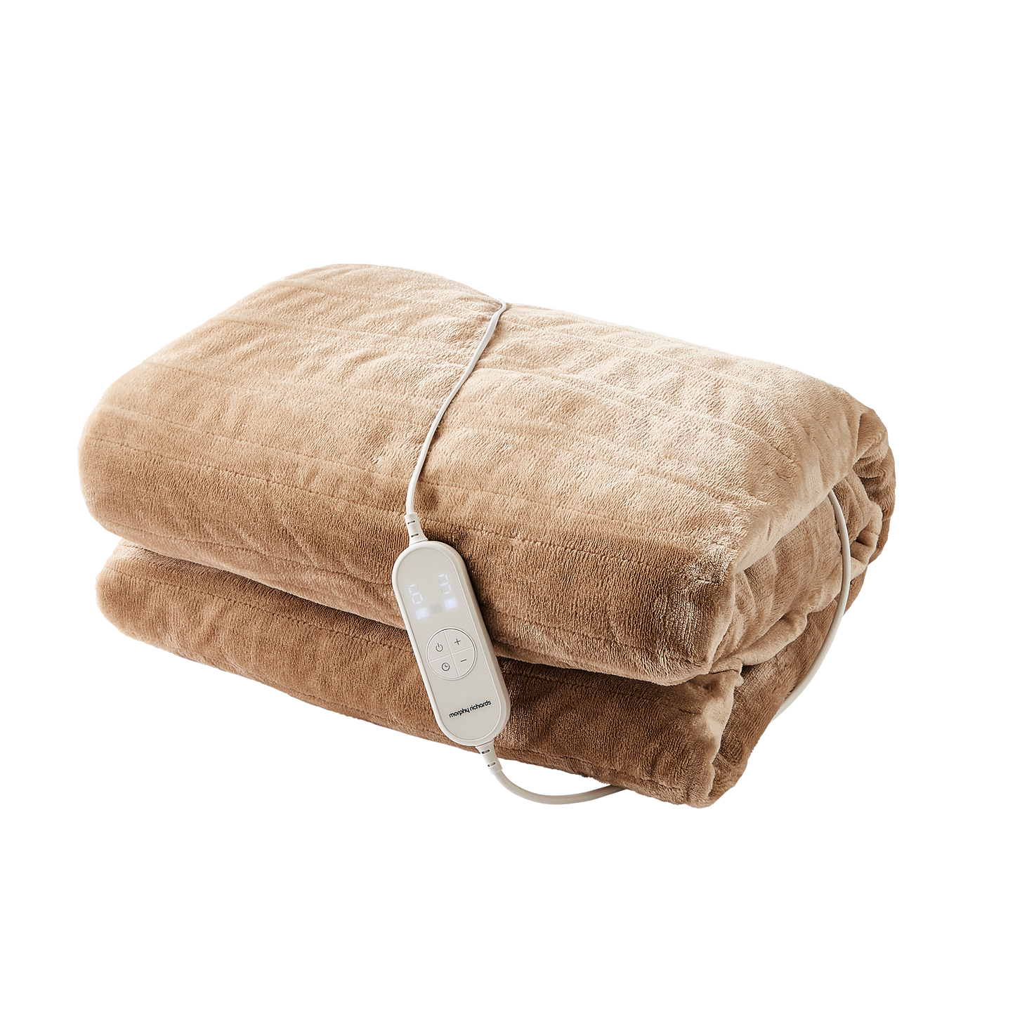 EverCosy Small Fleece Electric Heated Throw - Mocha