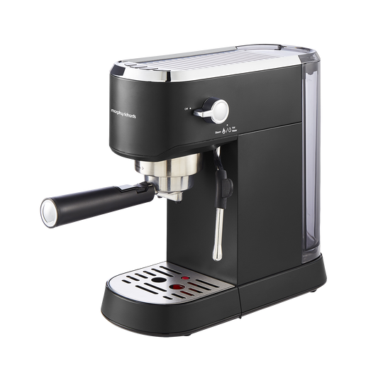 Traditional Compact Pump Espresso Coffee Machine - Black