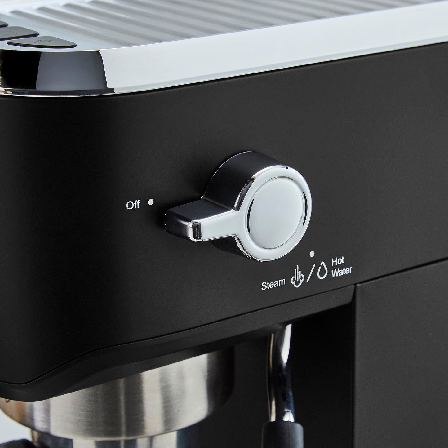 Traditional Compact Pump Espresso Coffee Machine - Black