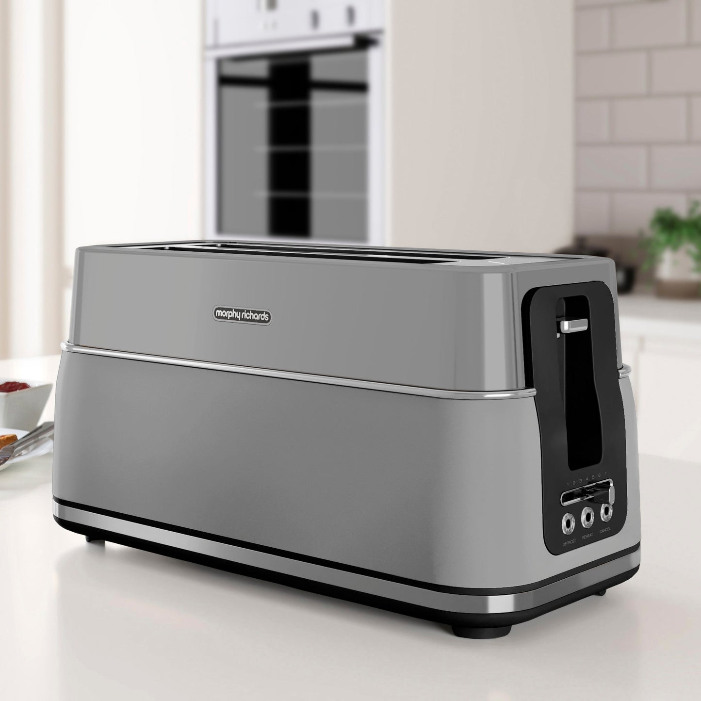Signature Grey 4 Slice Toaster