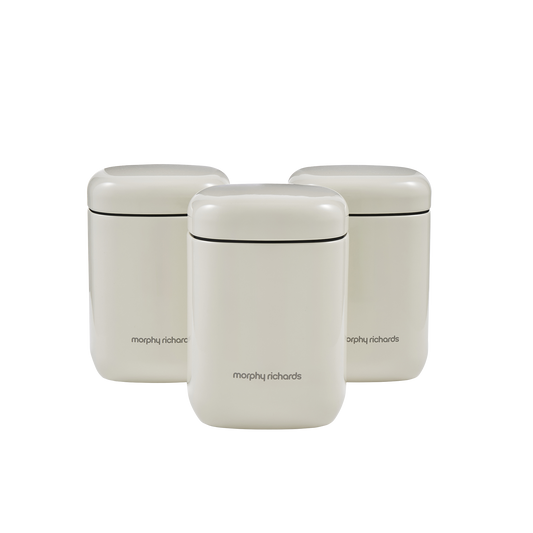Equip 3 Storage Cream Canisters Set