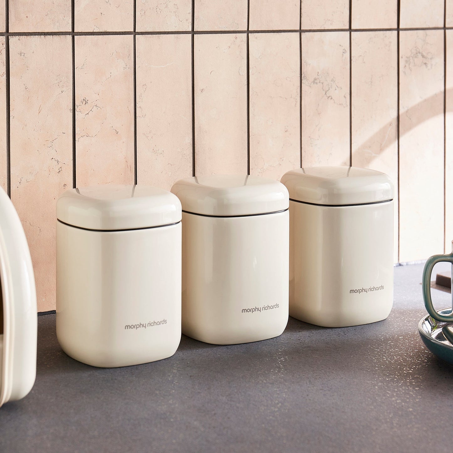 Equip 3 Storage Cream Canisters Set