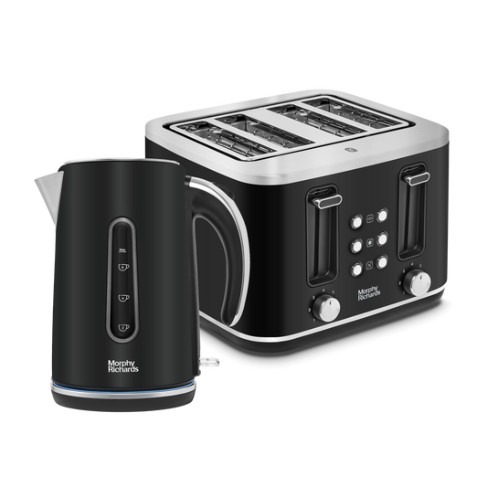 Motive Black Kettle and Toaster Set