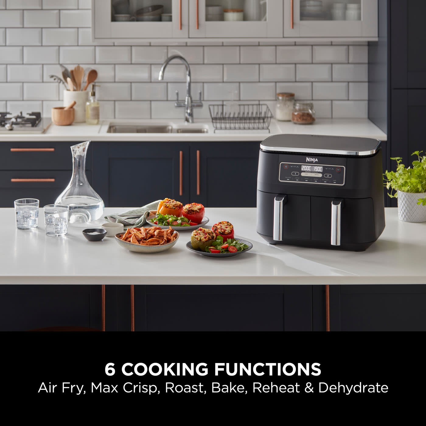 Ninja Foodi Dual Zone Air Fryer 7.6L