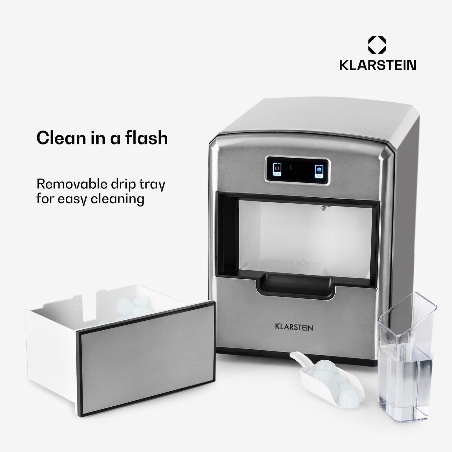 Klarstein Metropolitan Countertop Ice Cube Maker