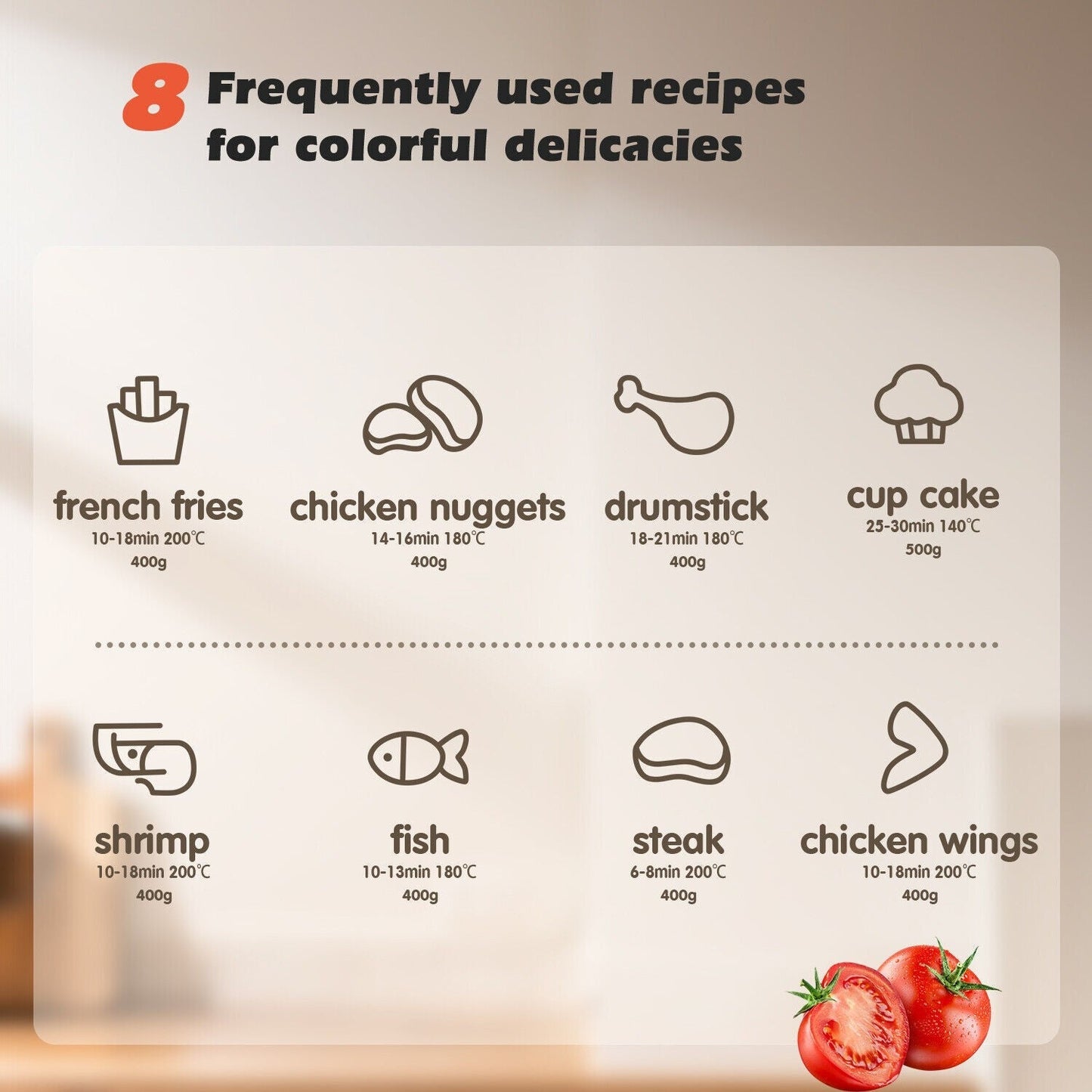 Uten 5L Digital Air Fryer