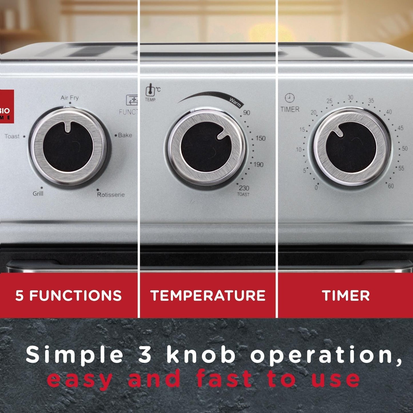 Sensio Home 21L Air Fryer Oven