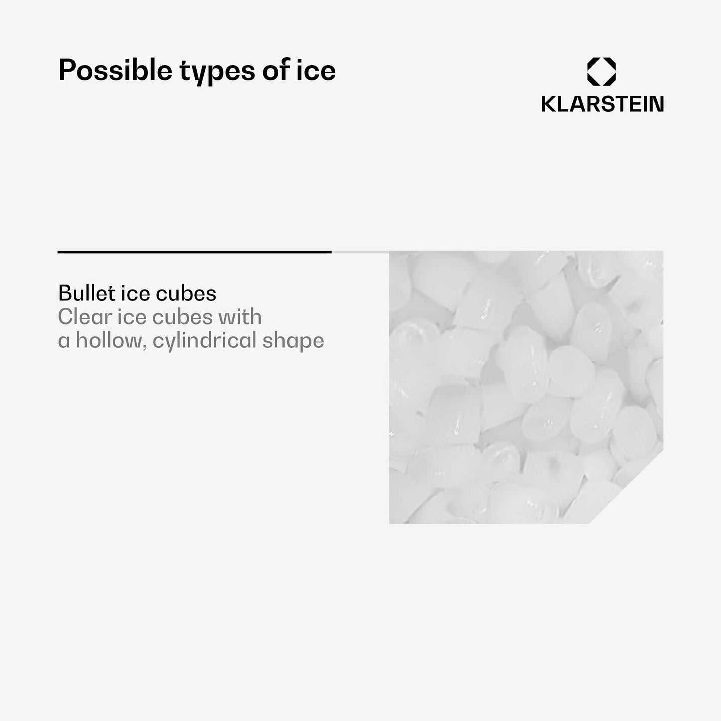 Klarstein Metropolitan Countertop Ice Cube Maker