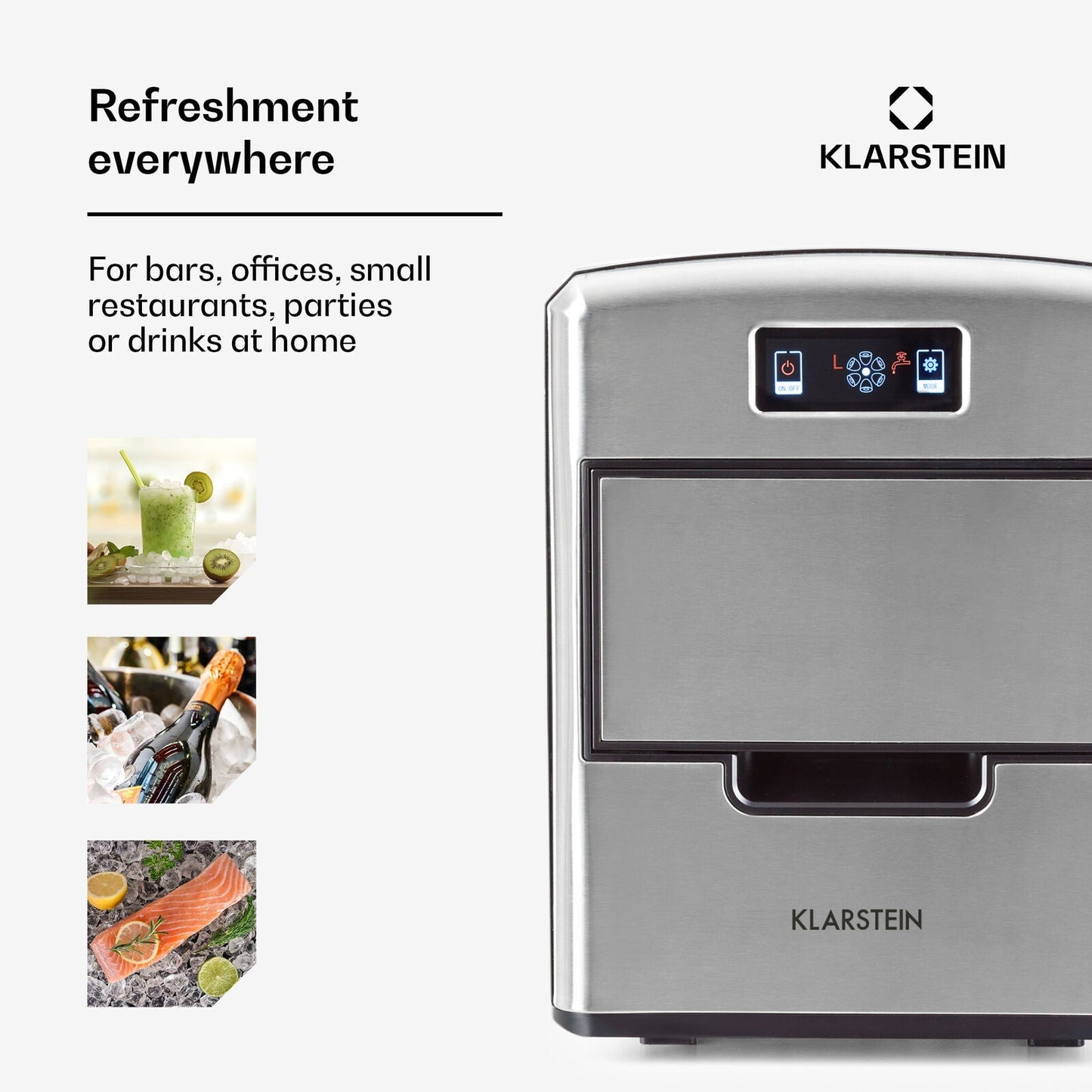Klarstein Metropolitan Ice Cube Machine
