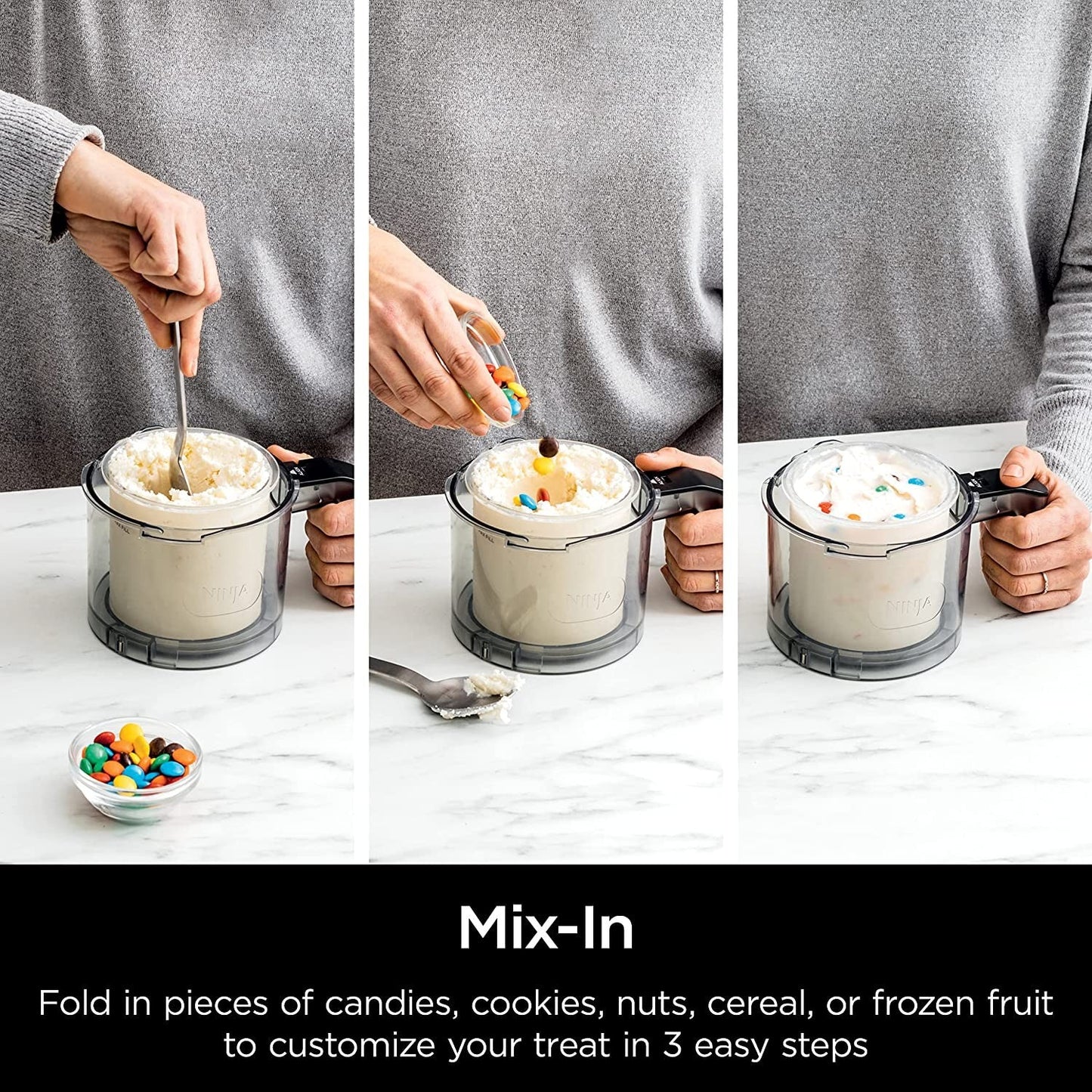 Ninja CREAMi Deluxe 11-in-1 XL Ice Cream Maker with Two 24-Oz Pints