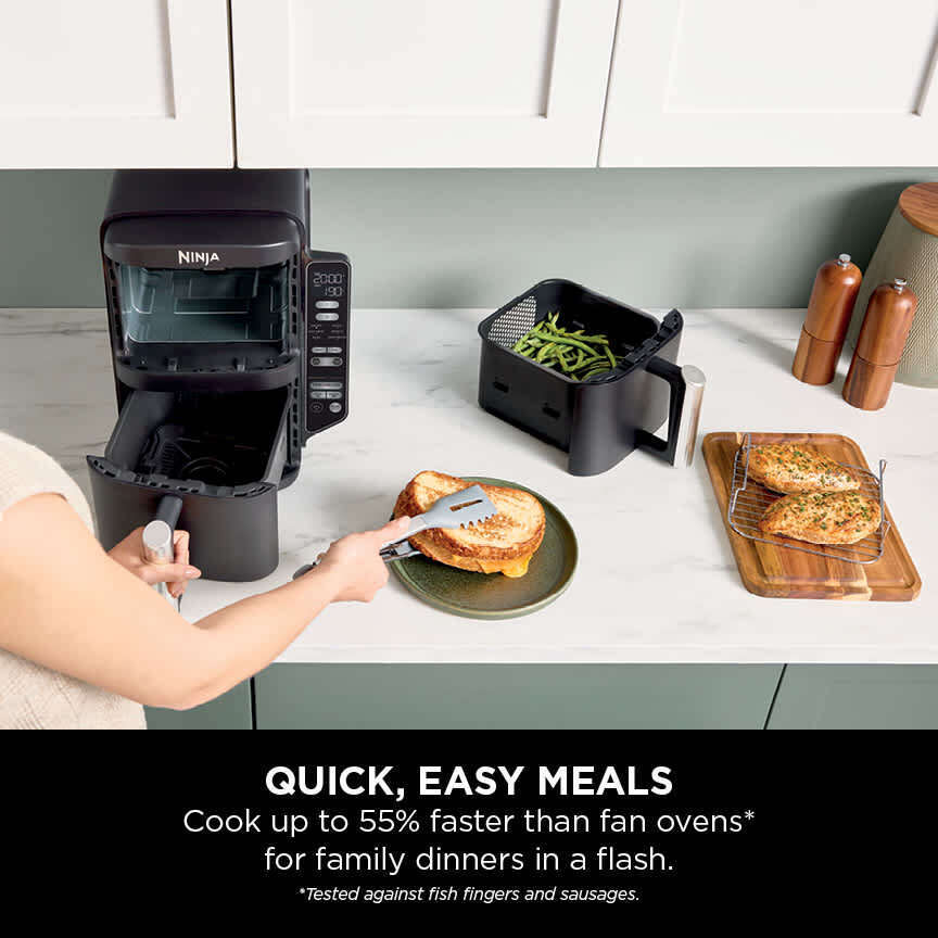 Ninja Double Stack 2-Drawer Air Fryer 7.6L